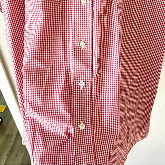 Cinch Men's Shirt XL Red White Gingham Checked Button Down Western Classic - Picture 8 of 8